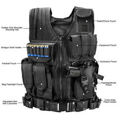Tactical Vest for Hunting Multi-Pocket Swat Army Tactical uniform Body Armor Vests CS Game Airsoft Training Jacket