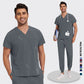 New Lightweight Anti-wrinkle Surgical Uniform Woman Men Medical Nurse Scrub Set Soft Breathable Jogger Nursing Clinical Workwear