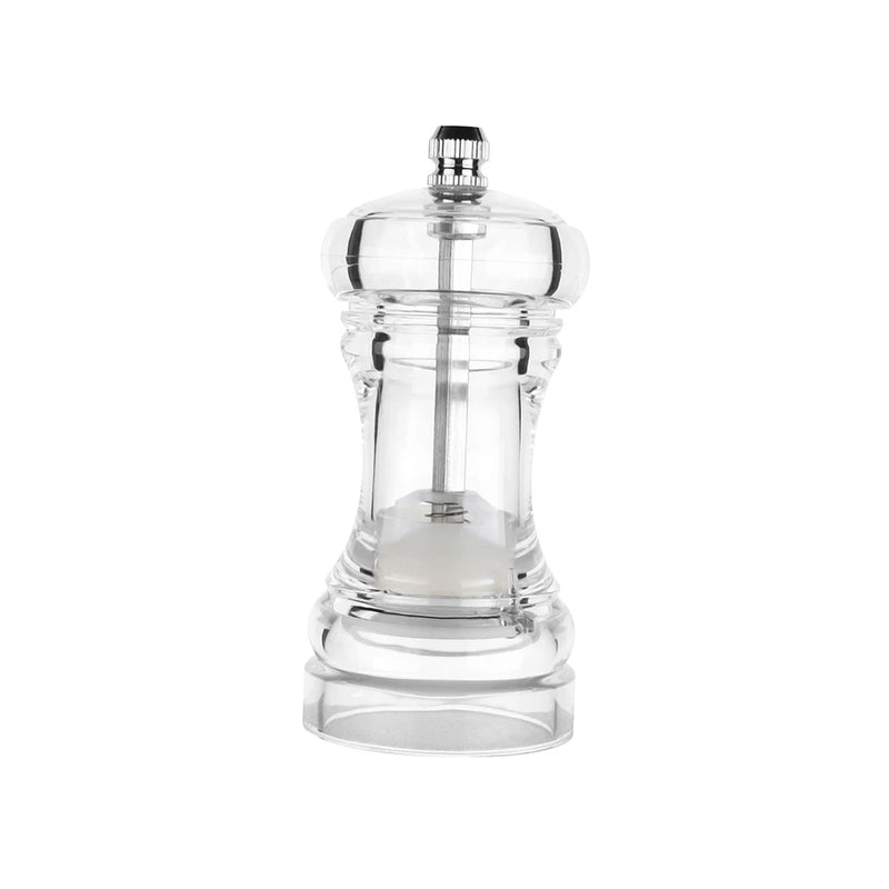 4/5/6 inches Grinder Transparent Pepper Grinder Manual Pepper Grinder Ceramic Core Multi purpose Seasoning Bottle Kitchen Tools
