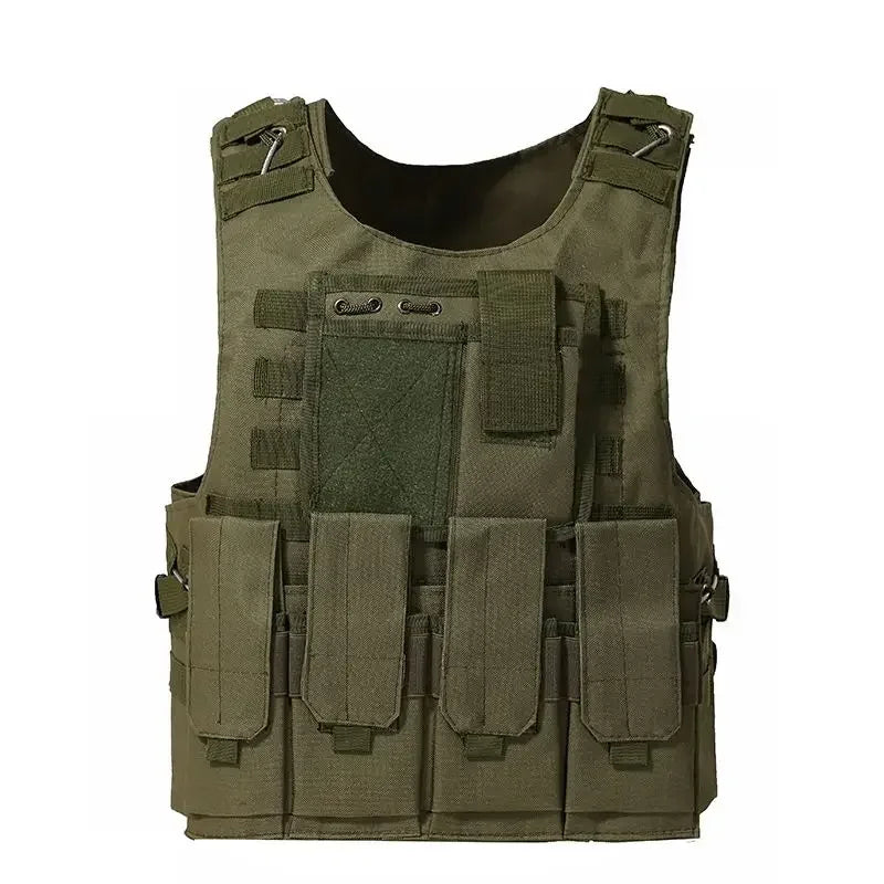 Tactical Vest CS Game Airsoft Assault Molle Vest Equipment Outdoor Clothing Hunting Camouflage Vest Combat Security Waistcoat