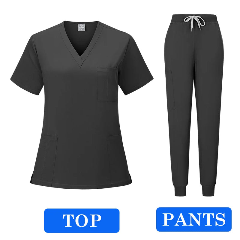 Most Popular Women’s Surgical Scrubs Fig Scrubs Clinical Uniform Woman Dentist Aesthetic Uniforms Man Nurse Accessories Clothes