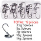 MrLurion all kinds of fishing hooks , wholesale jig head hook for fishing lure soft baits , trout bass pike perch fishing hooks