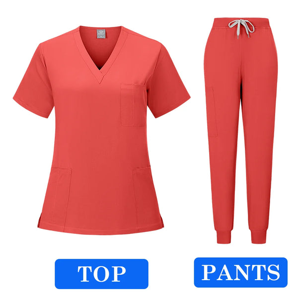 Most Popular Women’s Surgical Scrubs Fig Scrubs Clinical Uniform Woman Dentist Aesthetic Uniforms Man Nurse Accessories Clothes