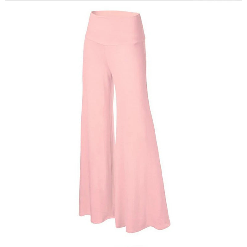 Women's Soft Wide Leg Pants Spring Summer Thin Stretch High Waist Palazzo Pants Korean Casual Pants Loose Oversize Floor Pants