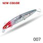 D1 Floating Minnow Fishing Lure 120mm20g/145mm27g Flash Flake Wobbler Baits Weight Slider System For Pike Bass Tackle