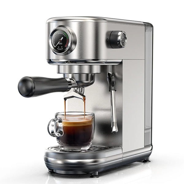 HiBREW 20Bar Semi Automatic Espresso Coffee Machine Temperature Adjustable Cold/Hot Super Slim Coffee Maker Cappuccino H10B