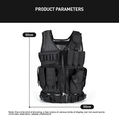 Tactical Vest for Hunting Multi-Pocket Swat Army Tactical uniform Body Armor Vests CS Game Airsoft Training Jacket