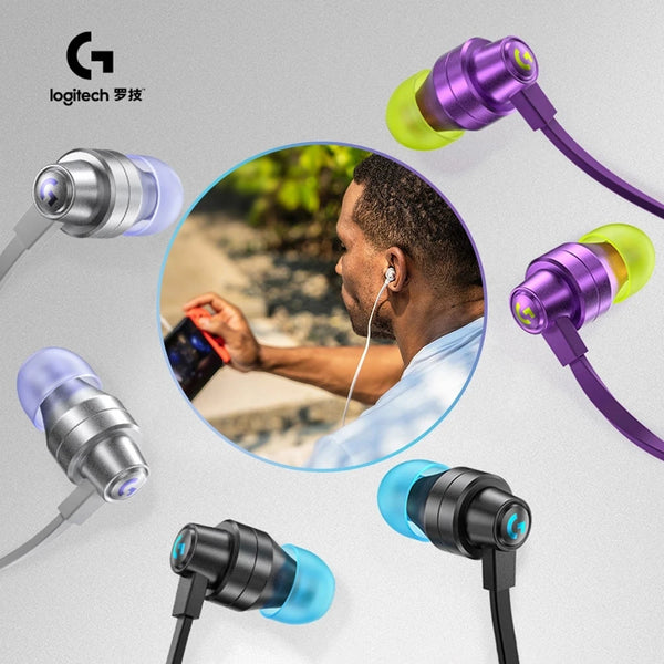 Original Logitech G333 Gaming Headset with Microphone 3.5mm Professional Gaming USB Headset for Laptop PC Gaming LOL Earphone