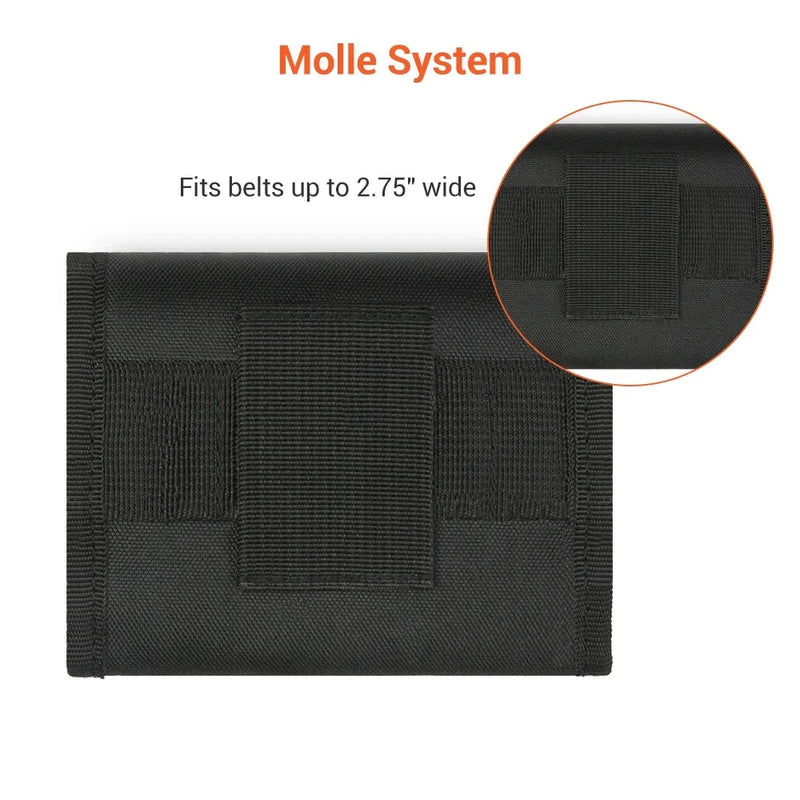 Tactical 12 Round Foldable Ammo Pouch Ammo Carrier Bag Molle Shotgun Bullet Shell Holder Rifle Cartridge Hunting Accessories