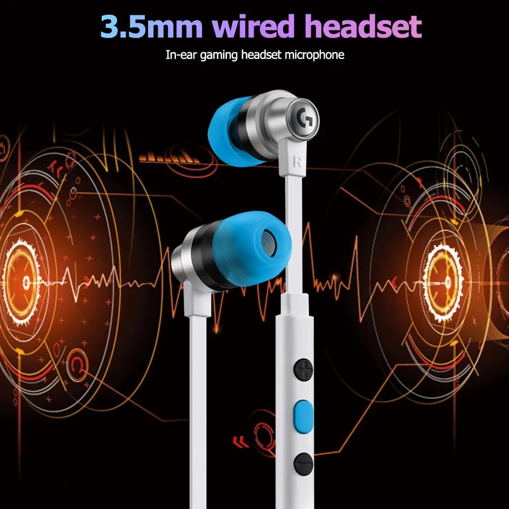Original Logitech G333 Gaming Headset with Microphone 3.5mm Professional Gaming USB Headset for Laptop PC Gaming LOL Earphone