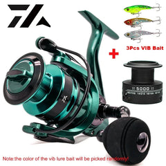 VWVIVIDWORLD,High Quality,Double Spool,Fishing Reel,Alloy Gear Ratio,High Speed,Spinning Reel,Casting reel,Carp Saltwater