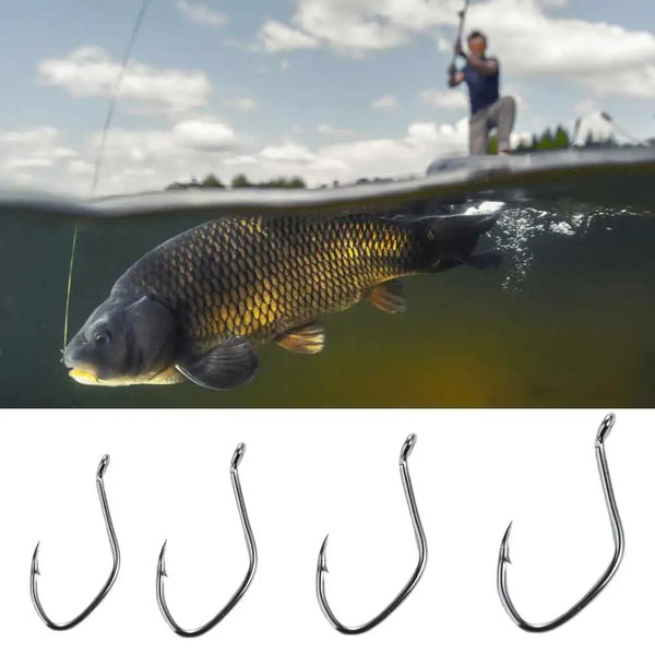 Catfish Hook Sharp Circle Hook Pesca Live Bait Mustad Hooks Fishihook Set Fishing Hooks Fishhook Barbed Fishhook Sea Hook
