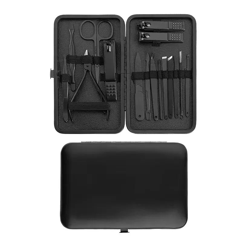 Nail Clipper Set Nail Clipper Set Case Diagonal Nail Clippers Pedicure Tools Ear Pick Scoop Magic Nail Tools to Remove Dead Skin