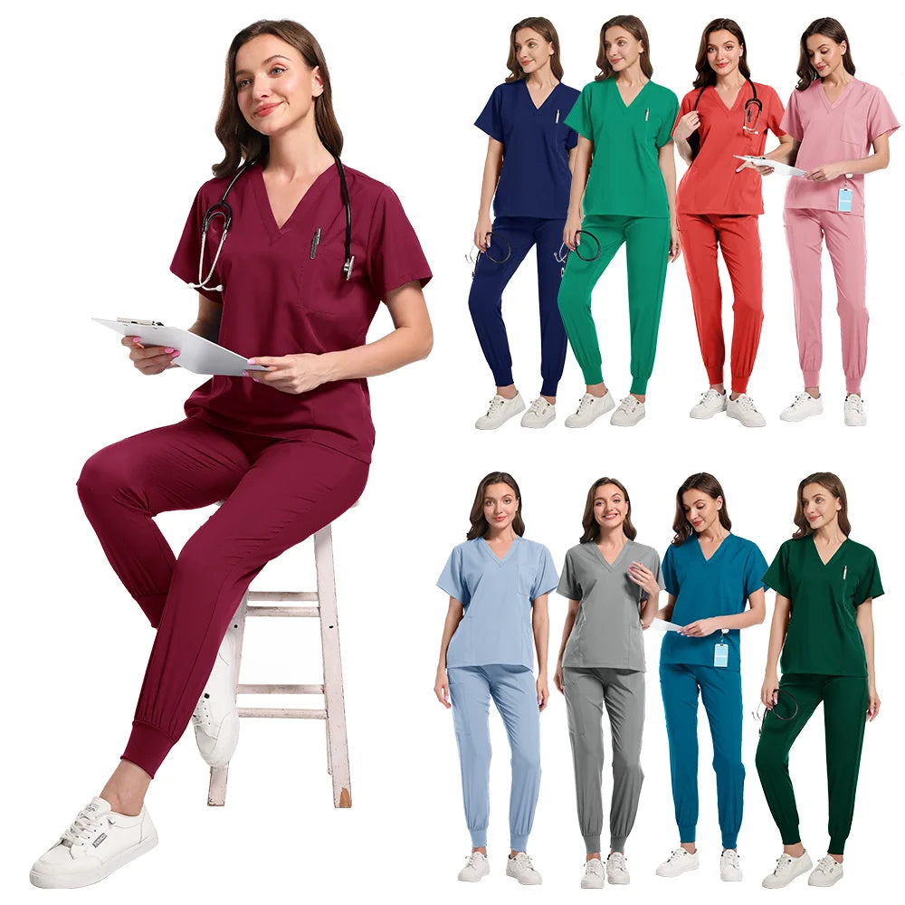 Most Popular Women’s Surgical Scrubs Fig Scrubs Clinical Uniform Woman Dentist Aesthetic Uniforms Man Nurse Accessories Clothes