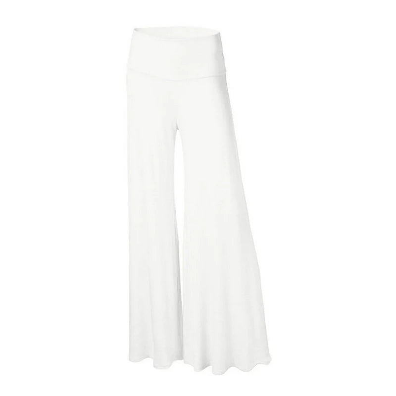 Women's Soft Wide Leg Pants Spring Summer Thin Stretch High Waist Palazzo Pants Korean Casual Pants Loose Oversize Floor Pants