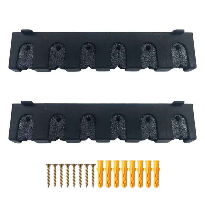 8 Rod Holder Fishing Rod Holder Storage Tool Wall Mounted Modular Fishing Rod Suitable for Garage Wall Space Saving Support Rack
