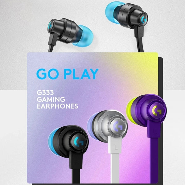 Original Logitech G333 Gaming Headset with Microphone 3.5mm Professional Gaming USB Headset for Laptop PC Gaming LOL Earphone