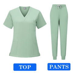 Most Popular Women’s Surgical Scrubs Fig Scrubs Clinical Uniform Woman Dentist Aesthetic Uniforms Man Nurse Accessories Clothes