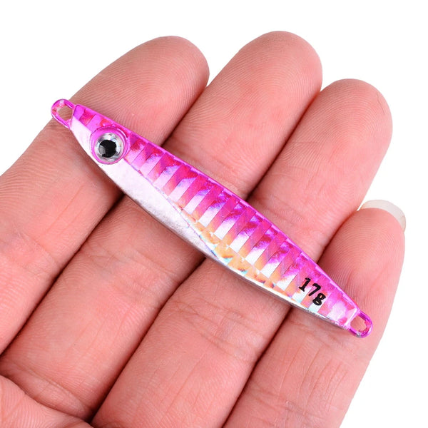 2026 Metal Jig Fishing Lure Weights 7g-40g Trolling Hard Bait Bass Fishing Bait Tackle Trout Jigging Lure Jigs Saltwater Lures