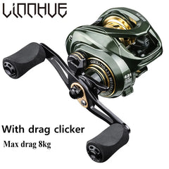 LINNHUE Baitcasting Fishing Reel Micro Fish WK1000 Reel Max Drag 8kg Gear Ratio 7.2:1 Fishing Reel Goods Accessorie