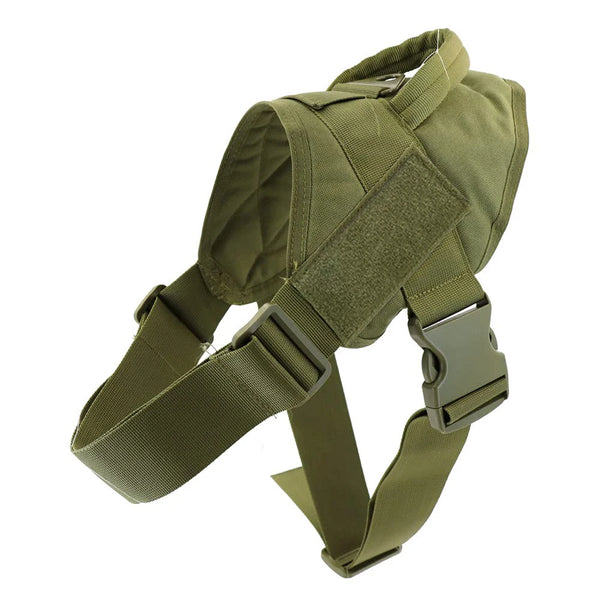 Tactical Dog Vest Training Military Patrol Service Dog Harness Adjustable Nylon Dog Harness with Handle Dog Summer Clothes