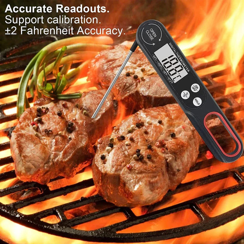 Digital Meat Thermometer Cooking Food Kitchen BBQ Probe Water Milk Oil Liquid Oven Baking Digital Temperature Meter
