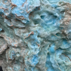 Blue Aragonite Specimen - 3577g