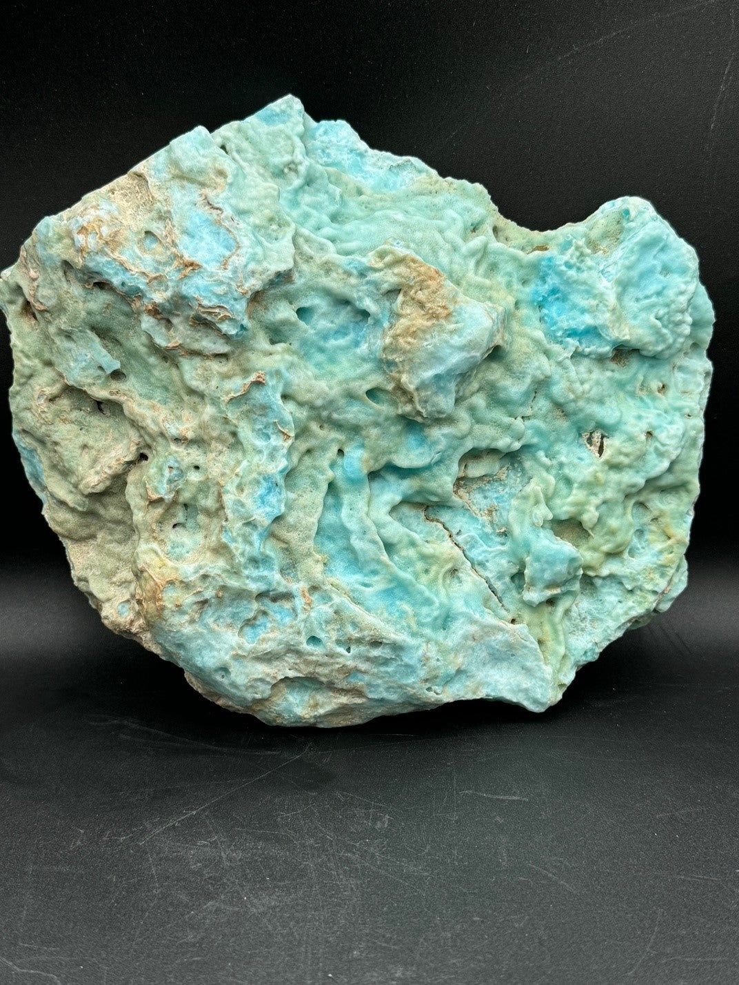 Blue Aragonite Specimen - 3577g