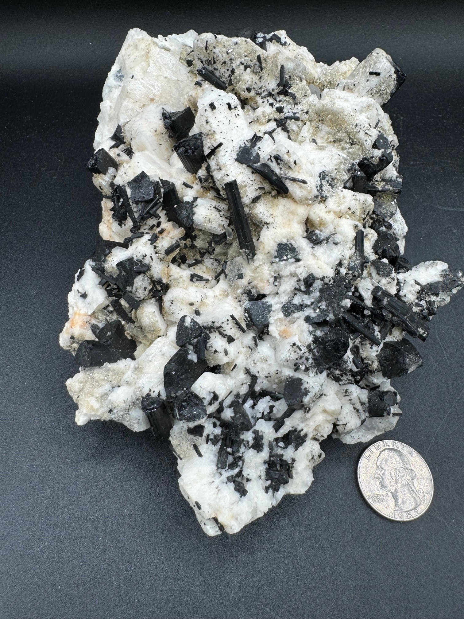 Black Tourmaline Specimen - 1132g