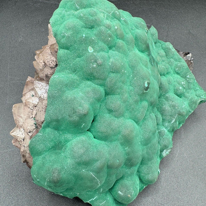 Bubble Malachite and Quartz - 1738g