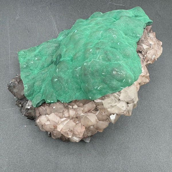 Bubble Malachite and Quartz - 1738g