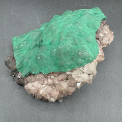 Bubble Malachite and Quartz - 1738g