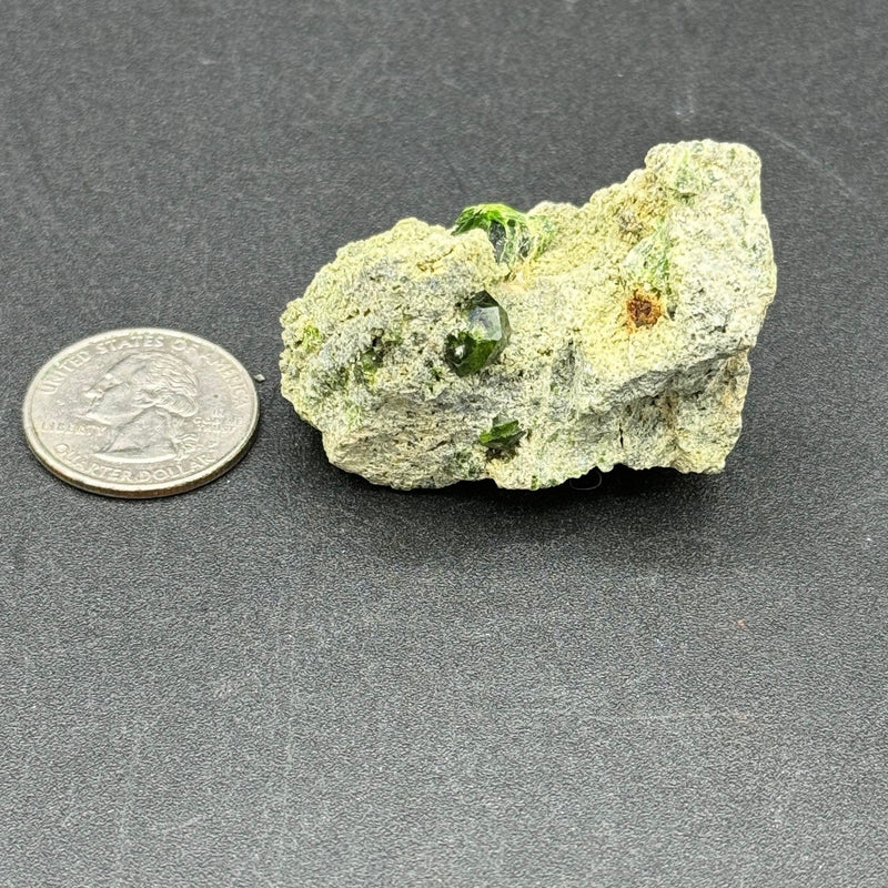 Green Garnet Specimen - 56g