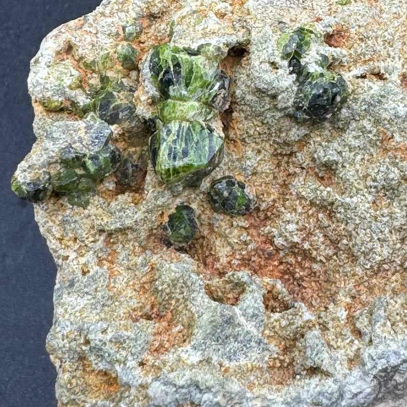 Green Garnet Specimen - 369g