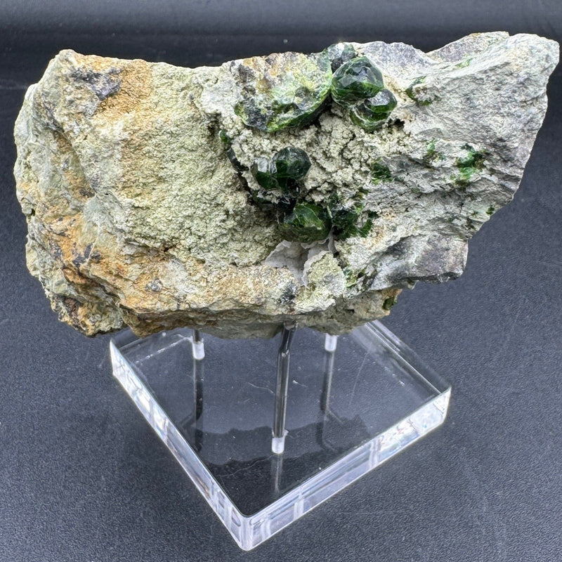 Green Garnet Specimen - 164g