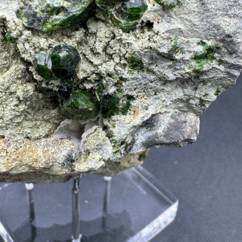 Green Garnet Specimen - 394g