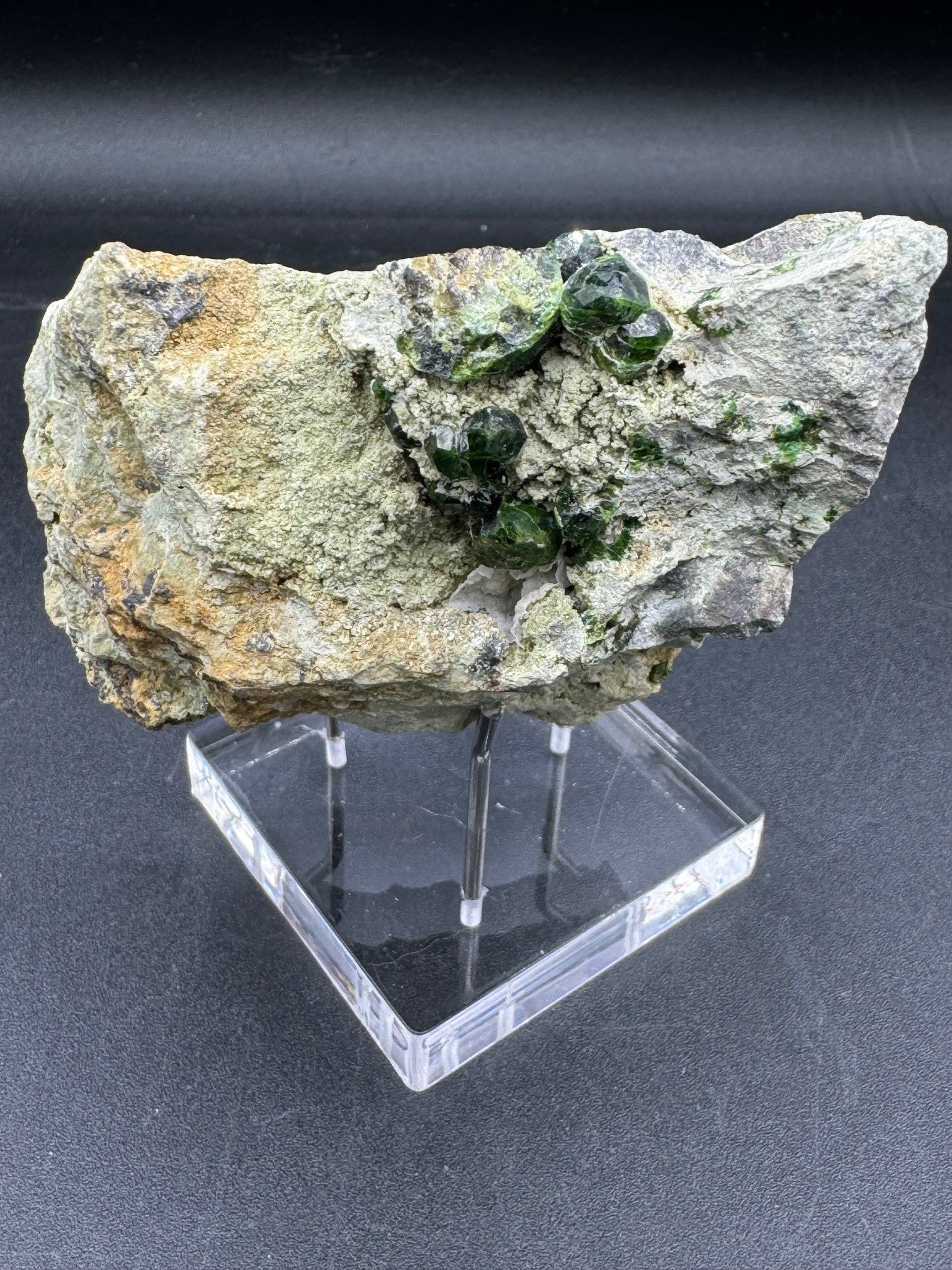Green Garnet Specimen - 394g