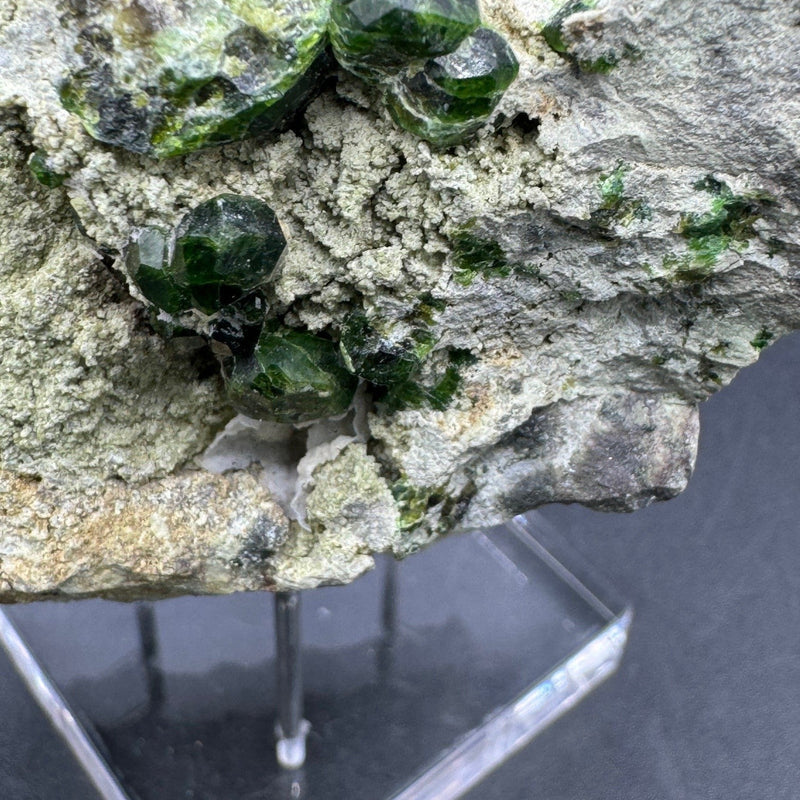 Green Garnet Specimen - 394g