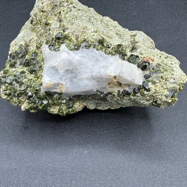 Green Garnet Specimen - 373g
