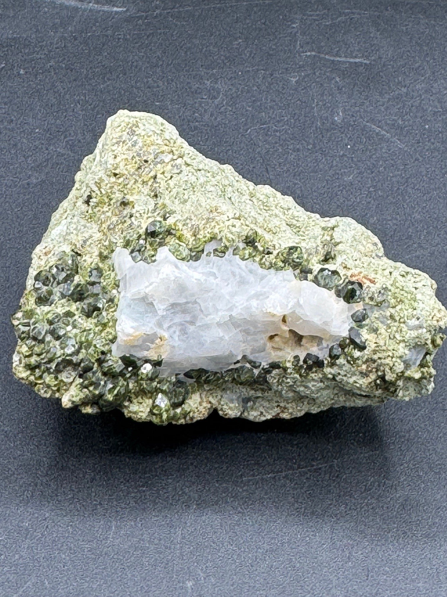Green Garnet Specimen - 373g