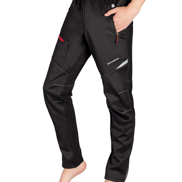 Men's Thermal Fleece Windproof Cycling Pants